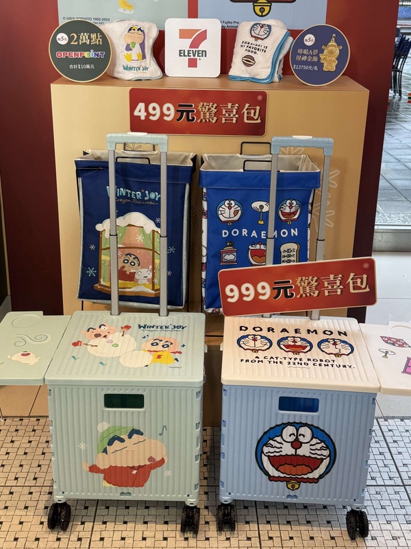 7-11「聖誕福袋」開箱！KITTY、酷洛米、史努比、維尼等10大肖像，3種價位42款一次看