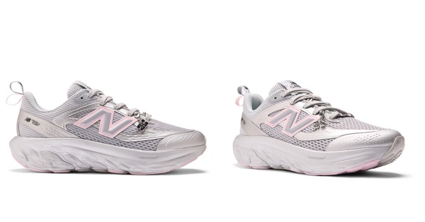 銀色球鞋推薦1：GANNI X New Balance Fresh Foam Trainer休閒運動鞋