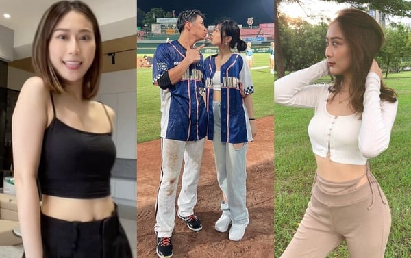 陳傑憲老婆綺綺私服穿搭：短版上衣調高腰線