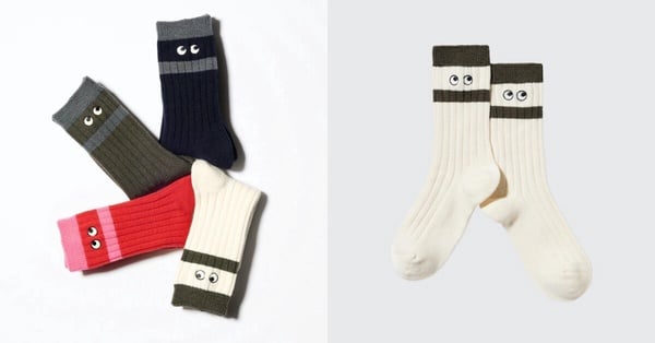 UNIQLO冬季感謝祭禦寒單品必買8：UNIQLO x ANYA HINDMARCH 女裝HEATTECH襪子