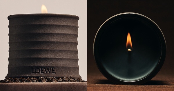 2024冬天香氛蠟燭推薦：LOEWE Textura香味質感蠟燭系列