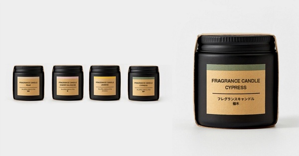 無印良品「300元內交換禮物」推薦：芬香蠟燭，NT$290