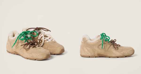 Miu Miu年末犒賞禮物推薦：New Balance X Miu Miu 530 SL 漂染皮革運動鞋，NT$42,500