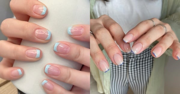 簡約美甲款式推薦2：優雅法式