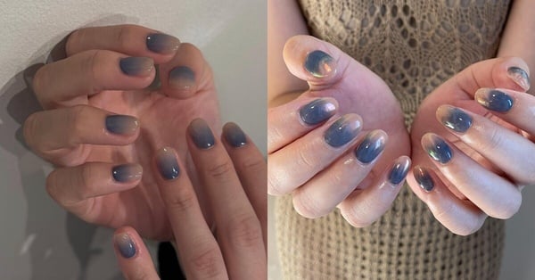 簡約美甲款式推薦15：絕美漸層美甲