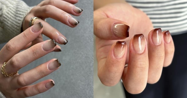 簡約美甲款式推薦15：絕美漸層美甲