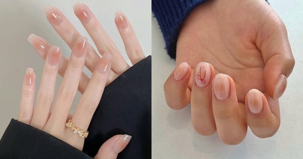 簡約美甲款式推薦16：腮紅美甲