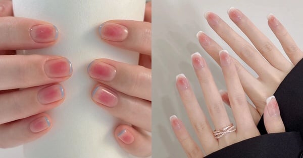 簡約美甲款式推薦16：腮紅美甲