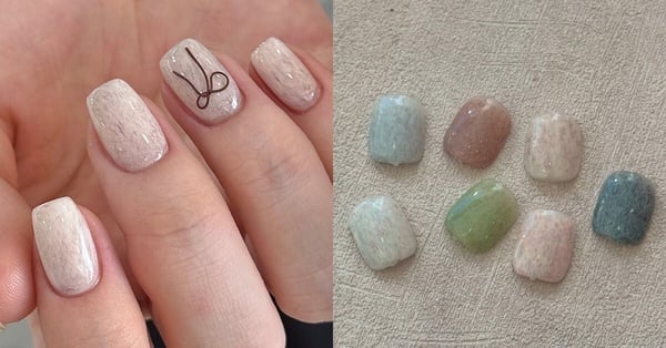 簡約美甲款式推薦17：療癒絨毛美甲