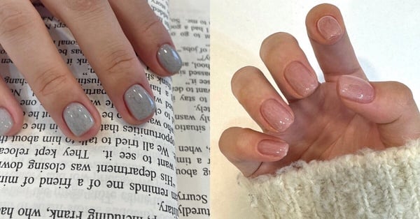 簡約美甲款式推薦17：療癒絨毛美甲