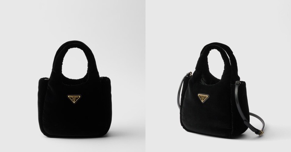 2025年爆款精品包預測：PRADA 軟墊絲絨迷你手袋