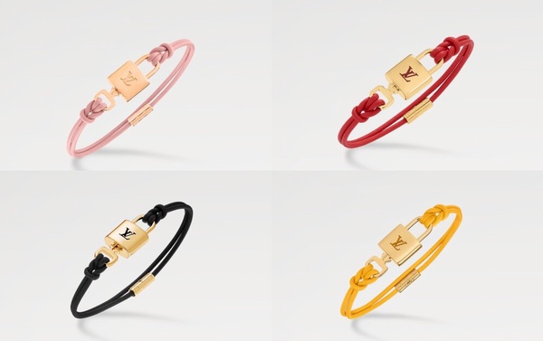2025幸運手繩推薦：Louis Vuitton Padlock 手環