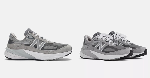 New Balance 2024年度熱銷球鞋TOP2：M990GL6 元祖灰美製鞋 990v6，NT$8,680