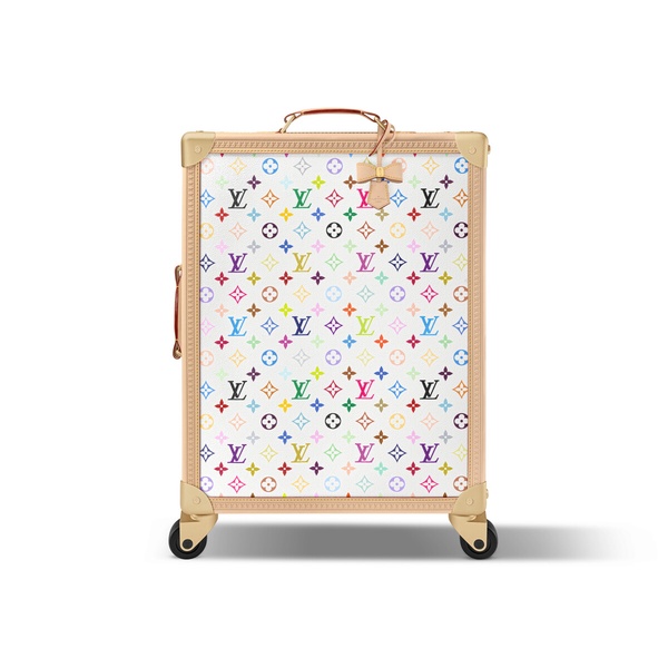 Louis Vuitton x Murakami聯名系列缺貨單品預測：Rolling Trunk旅行箱，NT$404,000 