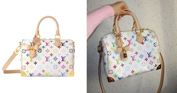 Louis Vuitton x Murakami聯名系列缺貨單品預測：Speedy Bandoulière 25 手提包，NT$102,000
