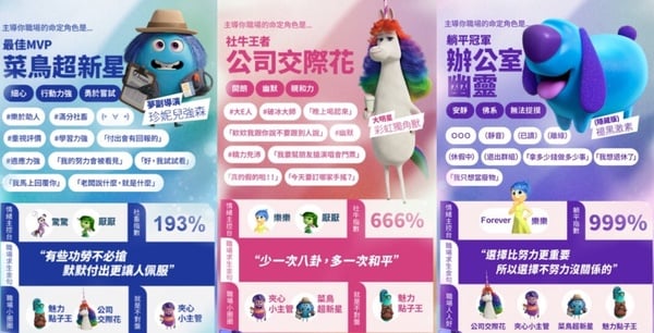 皮克斯「夢境開麥拉」，7道題目找出你的職場命定角色，是職場小菜鳥還是夾心小主管？