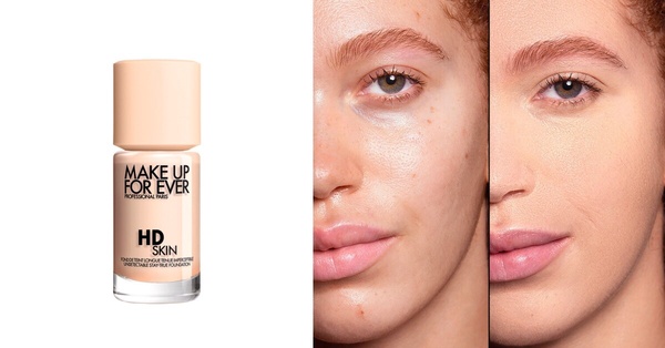 化妝新手粉底推薦：MAKE UP FOR EVER HD SKIN 粉無痕持久粉底液