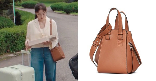 《現在撥打的電話》蔡秀彬同款精品包：LOEWE Hammock多功能包