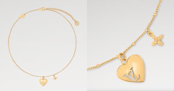 2025入門精品項鍊推薦：Louis Vuitton Blooming Heart 項鏈