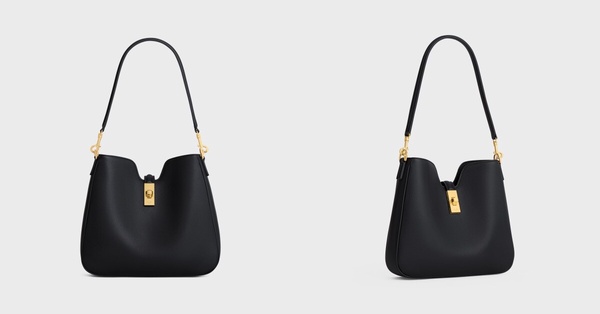 2025黑色精品包推薦：CELINE CAMILLE 16 SOFT光滑牛皮革小號手袋