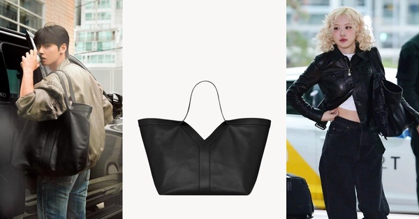 2025黑色精品包推薦：Saint Laurent y tote 皮革托特包