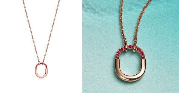 2025蛇年開運珠寶：Tiffany &amp;amp;amp;amp;amp;amp;amp; Co. Lock系列新春特別款紅寶石項鍊