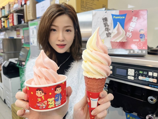 買一送一！全家「草莓季」 草莓霜淇淋5元開吃、草莓大福回歸，還有草莓布丁杯再享優惠