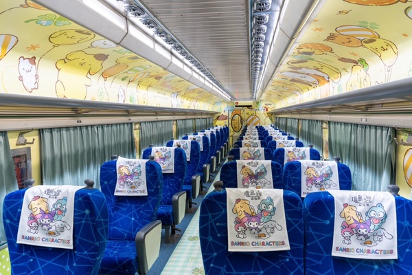 三麗鷗火車來了！全新主題觀光列車「環島之星萌旅號」美樂蒂、布丁狗、酷洛米通通現身