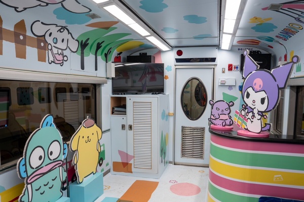三麗鷗火車來了！全新主題觀光列車「環島之星萌旅號」美樂蒂、布丁狗、酷洛米通通現身