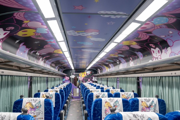 三麗鷗火車來了！全新主題觀光列車「環島之星萌旅號」美樂蒂、布丁狗、酷洛米通通現身