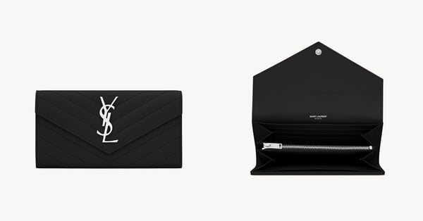 2025長夾推薦12：Saint Laurent cassandre matelassé長夾，NT$24,500