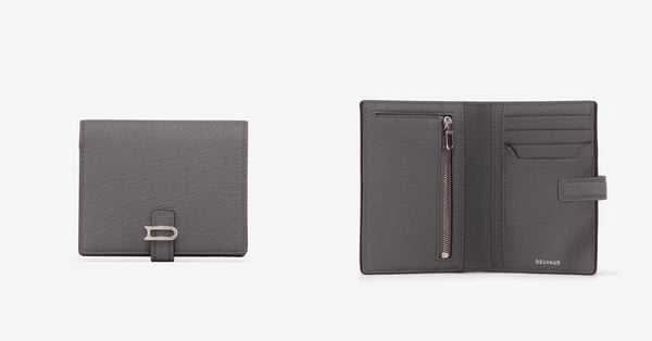 2025短夾推薦27：Delvaux Léonce Compact Wallet，NT$31,900