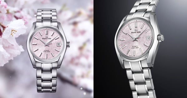 2025粉色腕錶推薦：Grand Seiko SBGH341 Sakura-Kakushi「櫻隱」