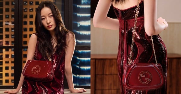 2025「紅色、酒紅色精品包」推薦：GUCCI Blondie亮面皮革肩背包