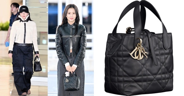 2025韓星同款包推薦：Dior TOUJOURS 直式托特包 - BLACKPINK Jisoo
