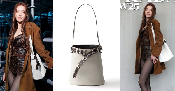 2025韓星同款包推薦：Prada 皮革水桶包 - TWICE Sana