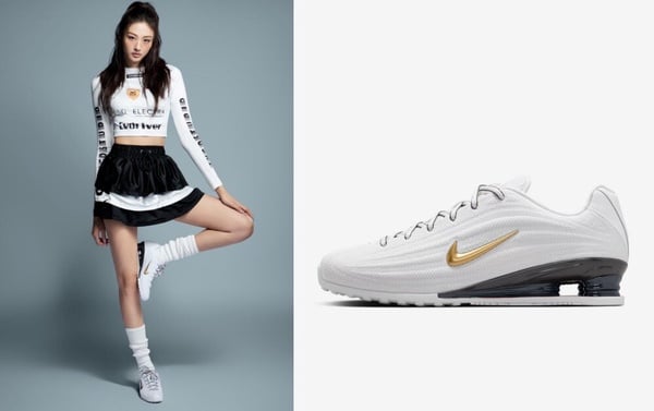 2026「明星同款」小白鞋推薦6：Nike Shox Z （MEOVV Gawon同款）