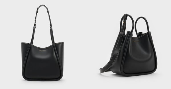 CHARLES &amp;amp;amp;amp;amp; KEITH Lyla中型托特包，韓韶禧同款，是2025年高CP值的平價情人節禮物