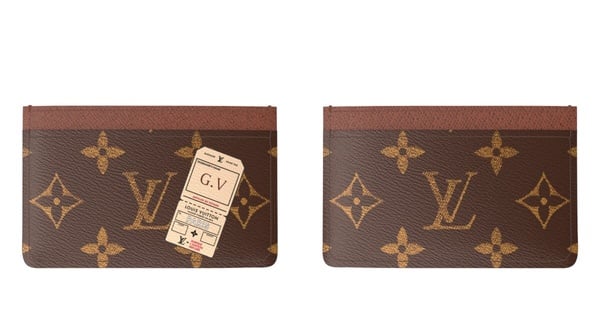 Louis Vuitton Mon Monogram客製化名片夾，可加上姓名縮寫，是獨一無二的2025創意情人節禮物