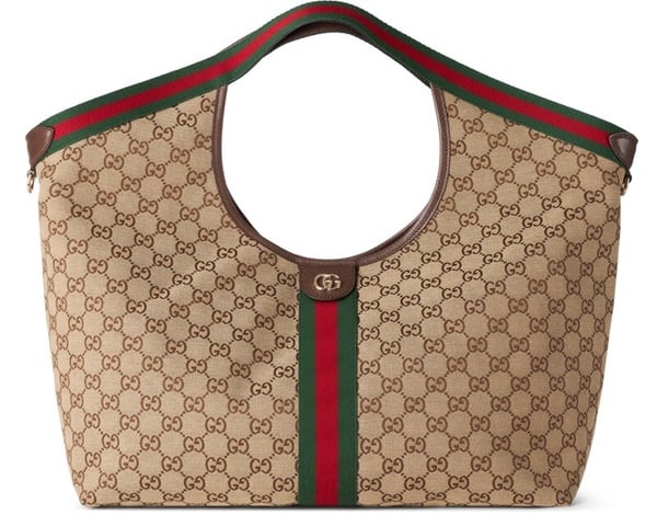 Gucci Giglio GG緹花帆布大包，兼具造型與實用性，是2025情人節大包控的禮物首選
