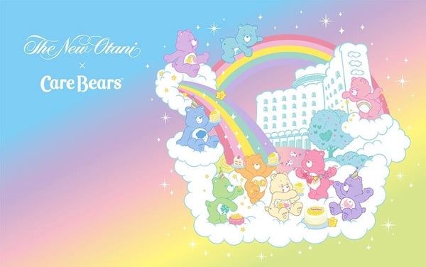 Care Bears粉必住！東京住宿推薦：新大谷飯店 Care Bears主題套房，住就送彩虹熊周邊