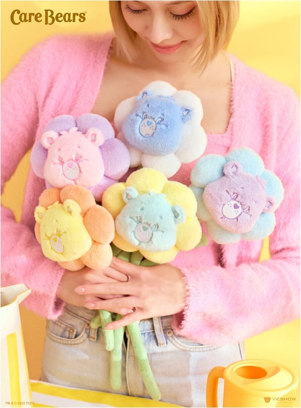 Care Bears粉絲必收！威秀影城「Care Bears 彩虹熊花束」，馬卡龍色超萌「這天」開賣