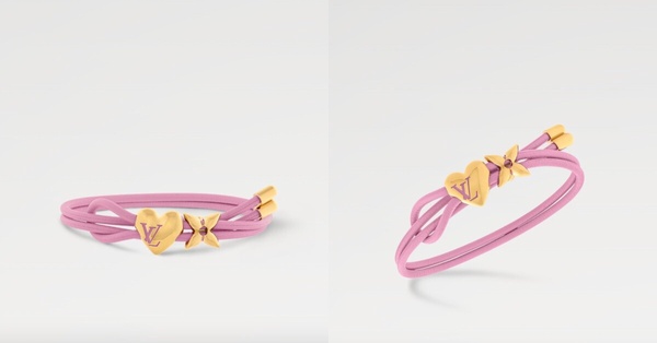 2025情人節愛心單品推薦：Louis Vuitton Bloom Heart 手鐲