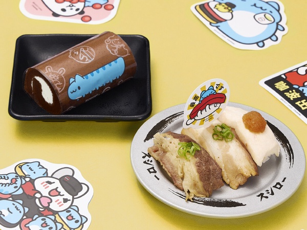 壽司郎×《貓貓蟲咖波》可愛登場！咖波貼紙、A5資料夾免費送，還有咖波可可蛋糕捲必吃