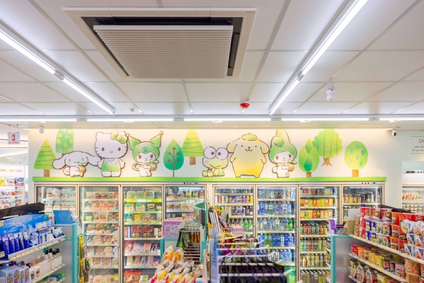 7-11「三麗鷗綠色主題店」在台南！6位人氣角色變身太可愛，森林系咖啡杯、周邊超欠收