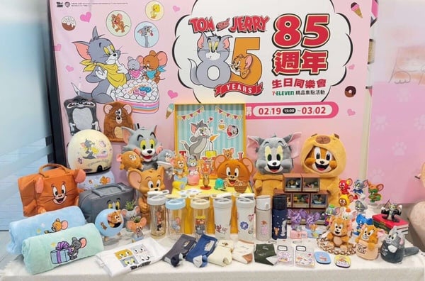 7-11「TOM&amp;JERRY」集點登場！85週年生日周邊50款一次看，再推貓咪糖土司、焦糖生乳捲