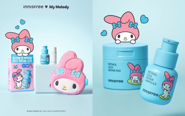 2025最新聯名彩妝推薦：INNISFREE X MY MELODY美樂蒂