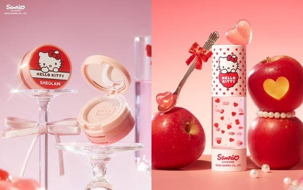 2025最新聯名彩妝推薦：SHEGLAM X Hello Kitty