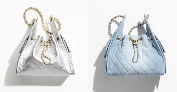 CHANEL 25最受歡迎色系：銀色和水洗牛仔