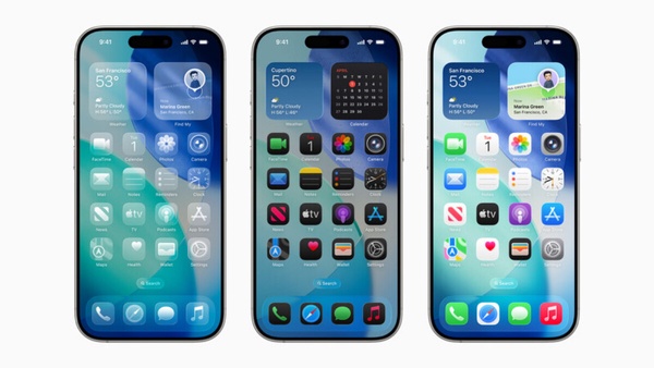 蘋果iOS 26亮點1：Liquid Glass液態玻璃絕美的全新設計登場